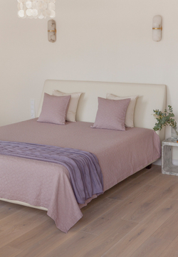 Покрывало 220x240 Luxberry Moss дымчато-розовое