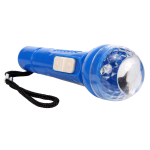 Фонарик пластиковый брелок 9 см, 4 цвета микс, с-30983