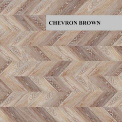 Пробковый пол Chevron Blue