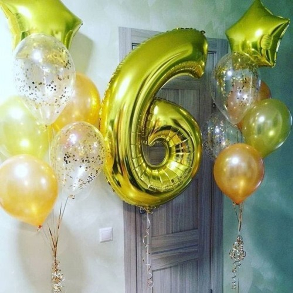 Фонтан шаров на День Рождения Ребенку 6 лет