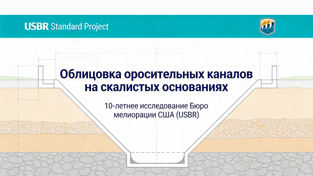Проект Deschutes: Облицовка оросительных каналов на скалистых основаниях