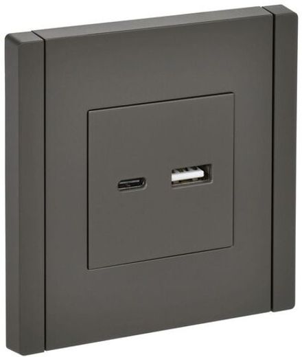 Розетка USB A+C 3.1А FORTE&PIANO FP350 сер. IEK FP-U22-D31-K03