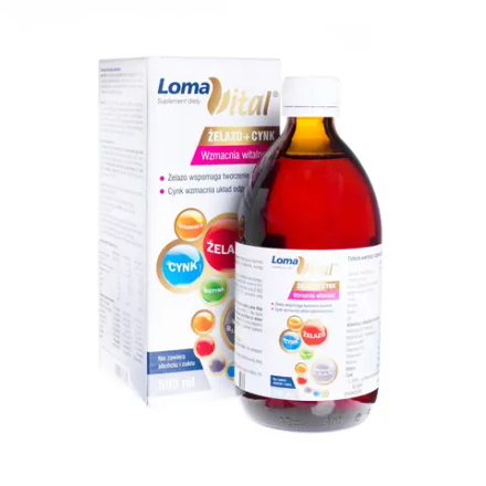 БАД Loma Vital железо + цинк, 500 мл