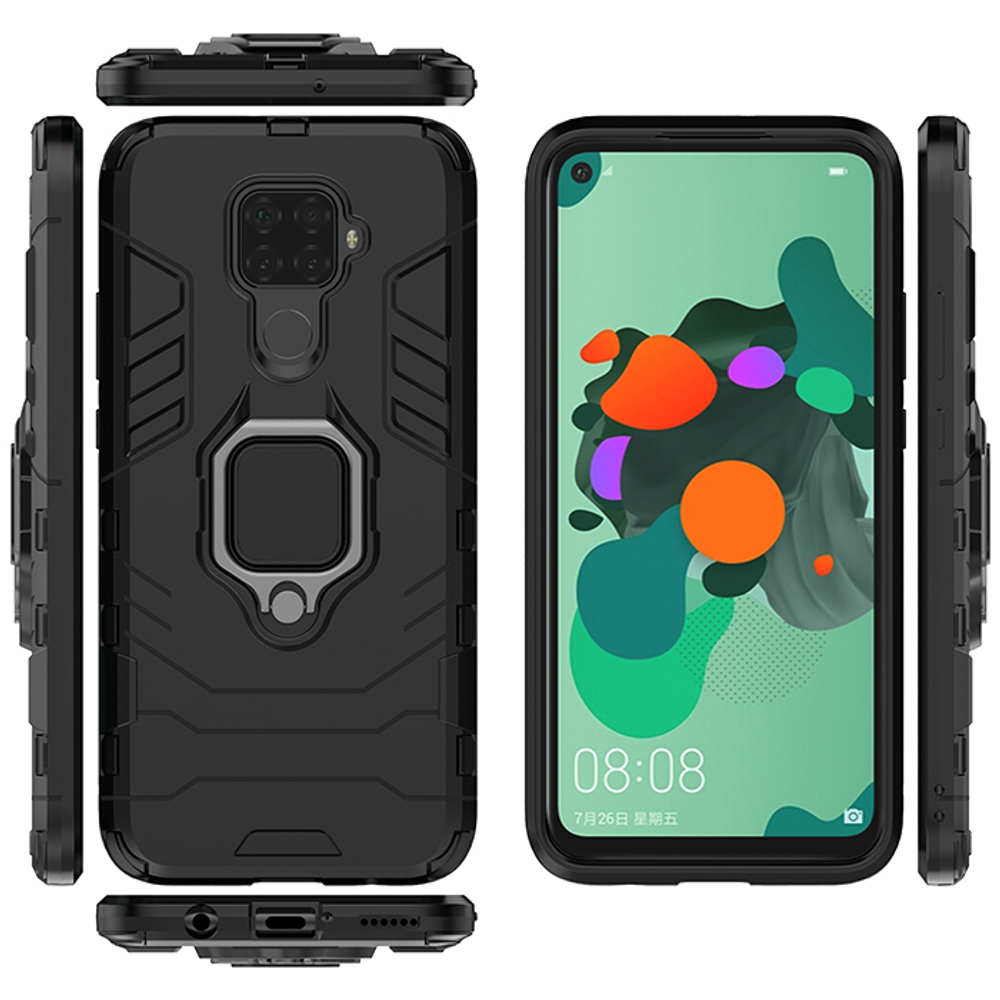 Противоударный чехол с кольцом Panther Case для Huawei Mate 30 Lite / Nova 5i Pro