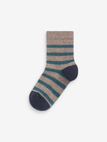 Носки хлопковые для мальчика Next 841-034, 7 шт., Серый, Зеленый, Кирпичный