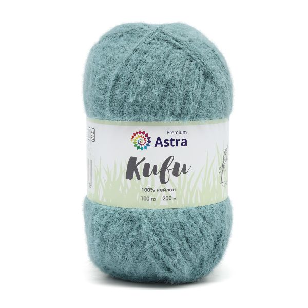 Пряжа Astra Premium (Астра Премиум) Киви (Kiwi) / уп.3 мот. по 100 г, 200 м, 01 голубой