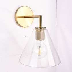 Бра Rh Utilitaire Funnel Shade Single Sconce Brass By Imperiumloft