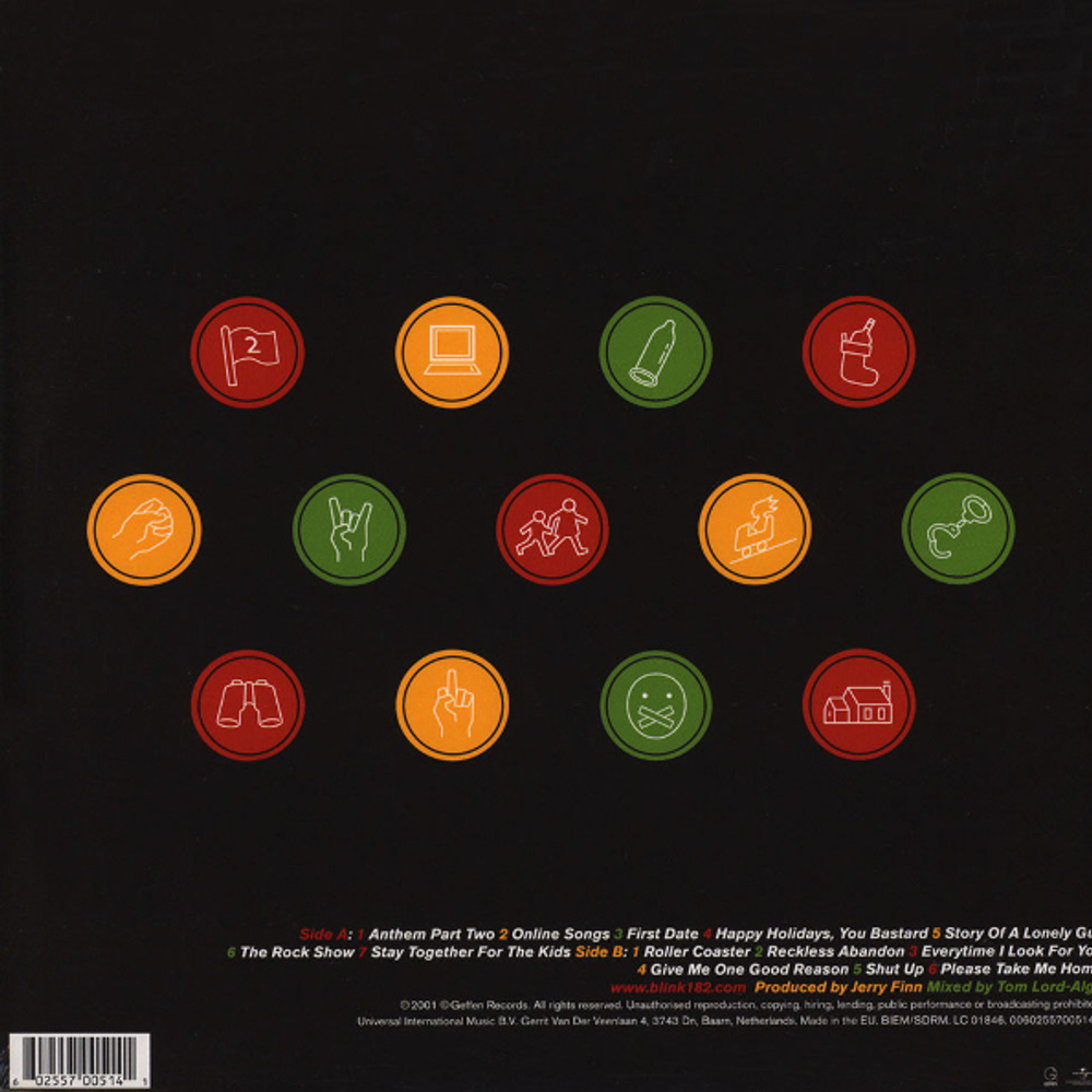 Blink-182 / Take Off Your Pants And Jacket (LP)