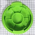 Крышка катушки для  струнного триммера зеленая 24v.