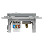 FLITE Розетка 2-местная RJ45/TV категория 5Е UTP РКТВ5е-2-0-ФлС серый IEK