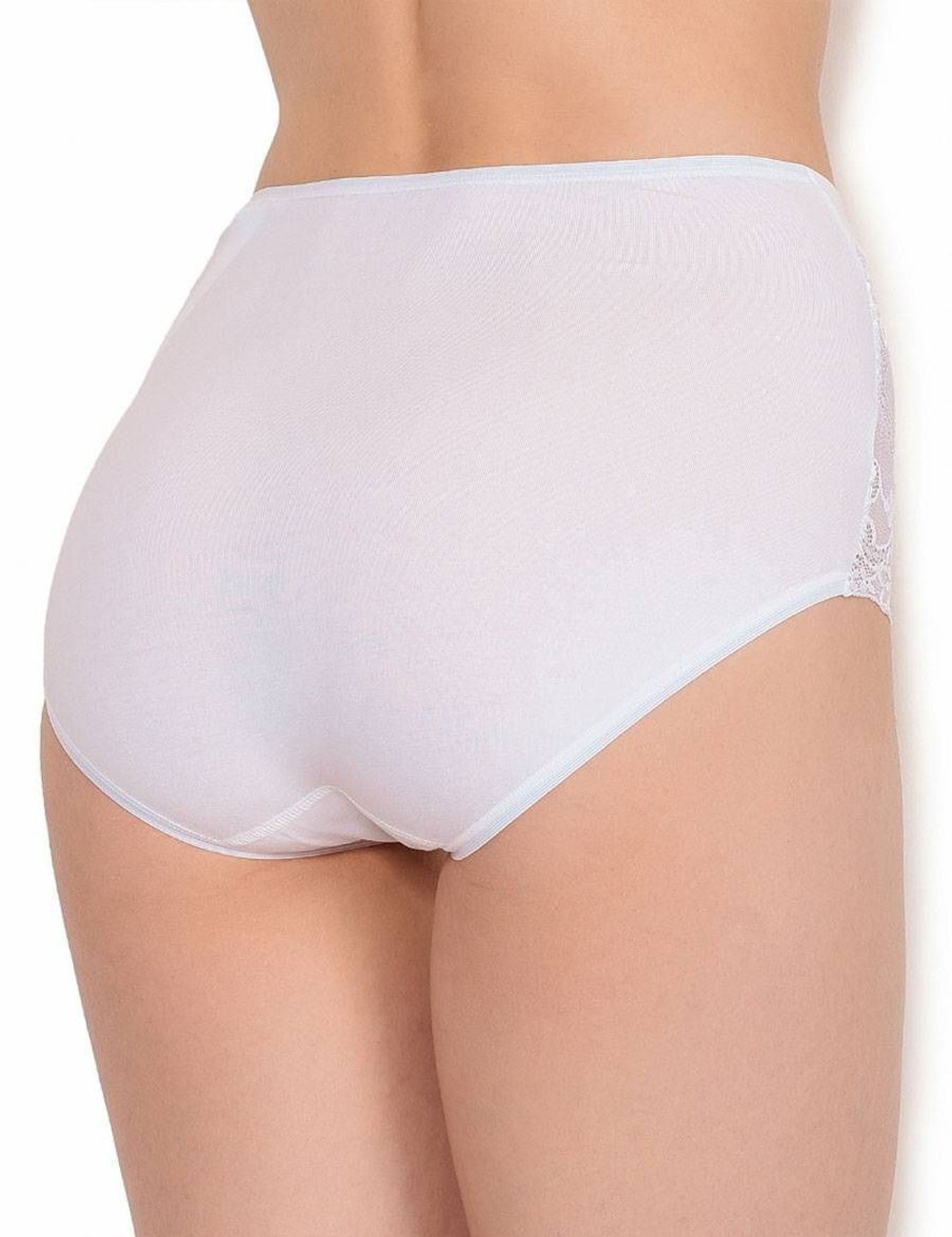 Высокие трусики Charm с кружевом (Размер: L) (Цвет: черный)