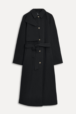 ZARA ХЛОПКОВЫЙ ТРЕНЧ — 50TH ANNIVERSARY, ЧЕРНЫЙ