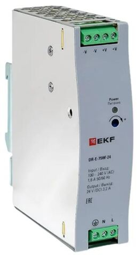 Блок питания  EKF DR-E-75W-24