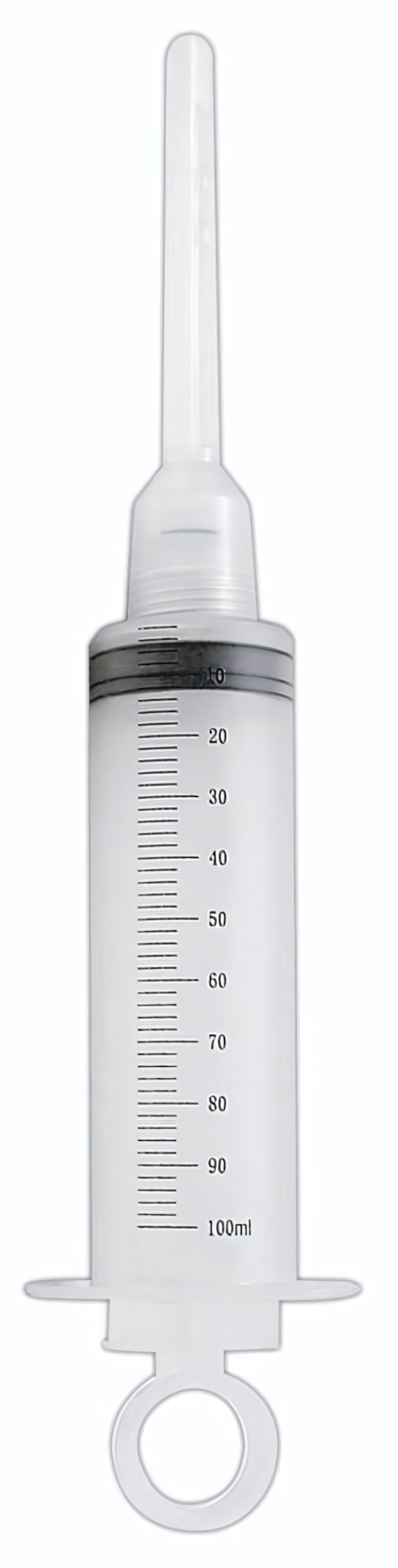 Шприц для спринцевания с двумя съемными насадками (Цвет: прозрачный)