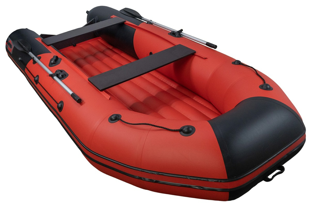 Таймень NX 3800 НДНД PRO красно-черный (Лодка ПВХ под мотор)