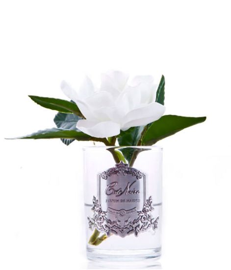 Ароматизированная гардения в прозрачной вазе, Cote Noire