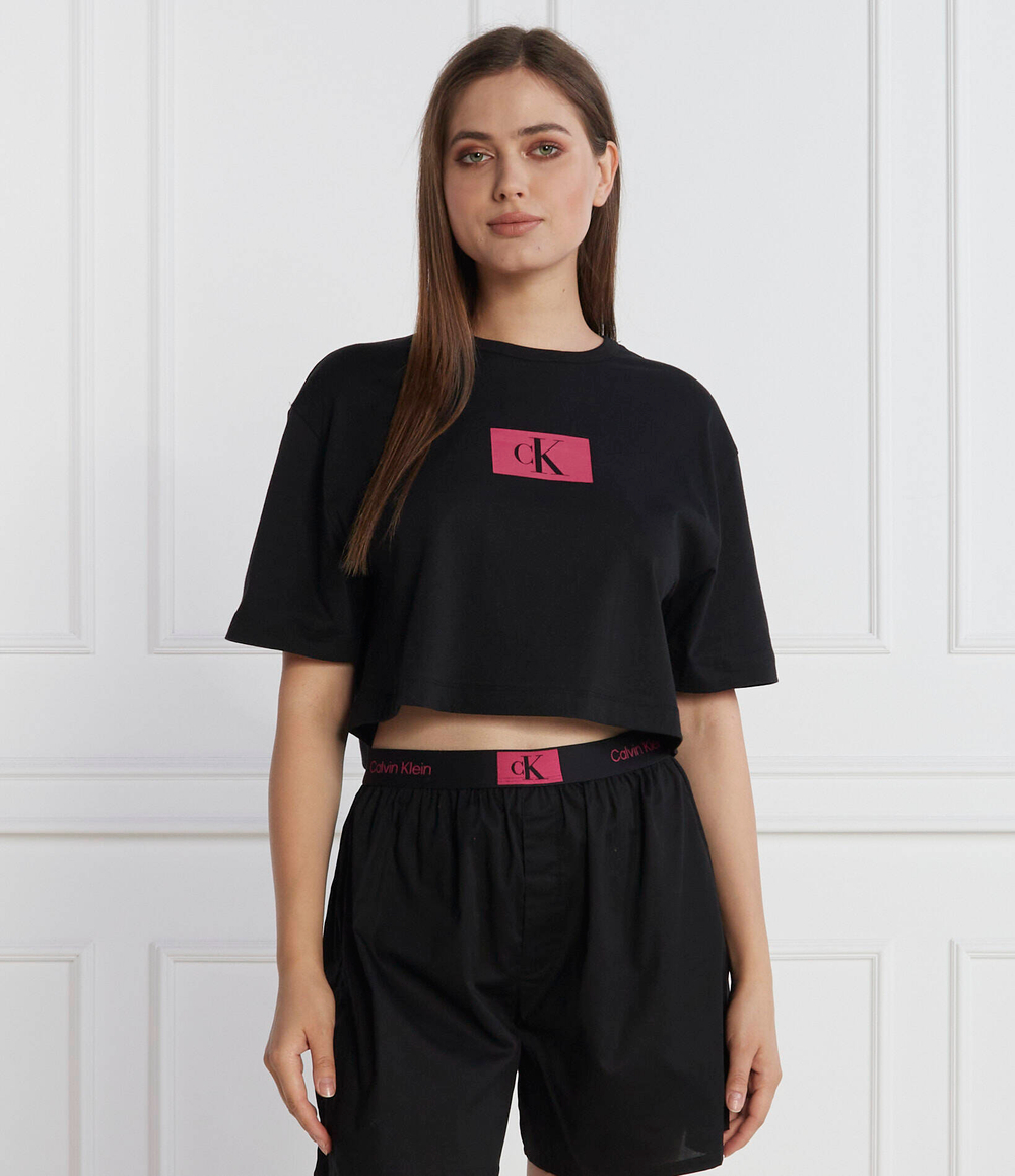 Вверх от пижамы Calvin Klein Underwear - черный(000QS6946E)