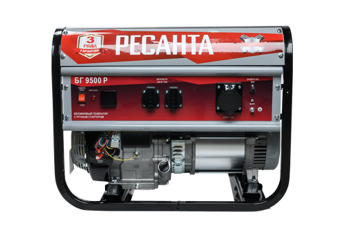 Электрогенератор Ресанта БГ 9500 Р - [7,5 кВт / 220V]