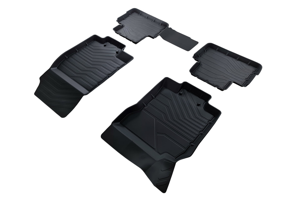 Коврики резиновые в салон 3D LUX для Nissan Qashqai II RUS (2014-) SRTK.3D.NS.QASH.RUS.14G.02X62