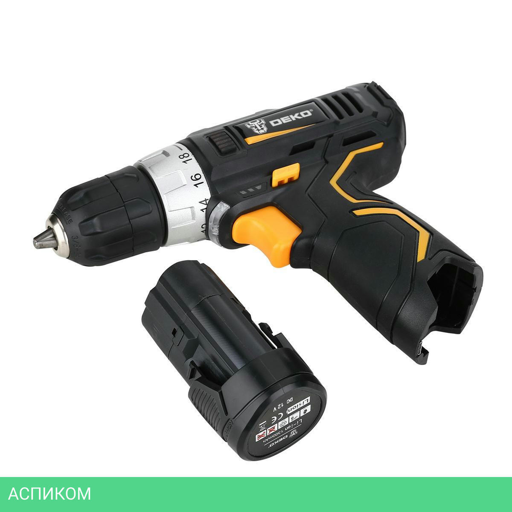 Дрель-шуруповерт Deko GCD12DU3 (063-4146)