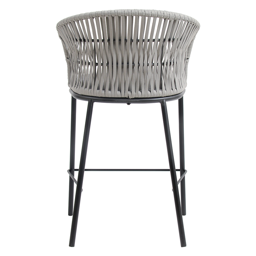 Стул полубарный Haugen, темно-серый/светло-серый