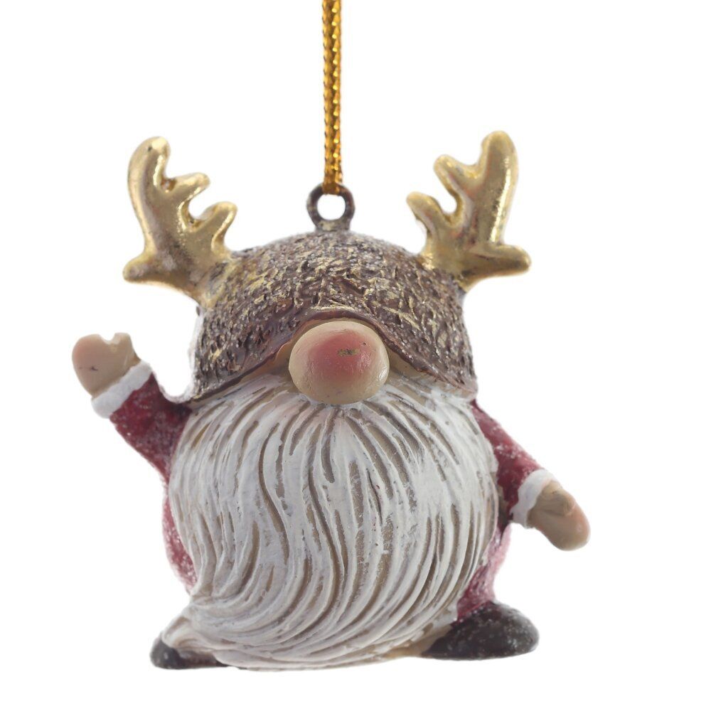 GAEM Фигурка декоративная подвесная "Гном", L4 W3,5 H5 см, 2в.