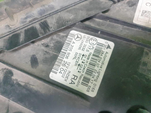 Битая Фара правая Mercedes C w205 (2014-2018) LED