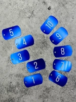 Номерки на ключи металлические