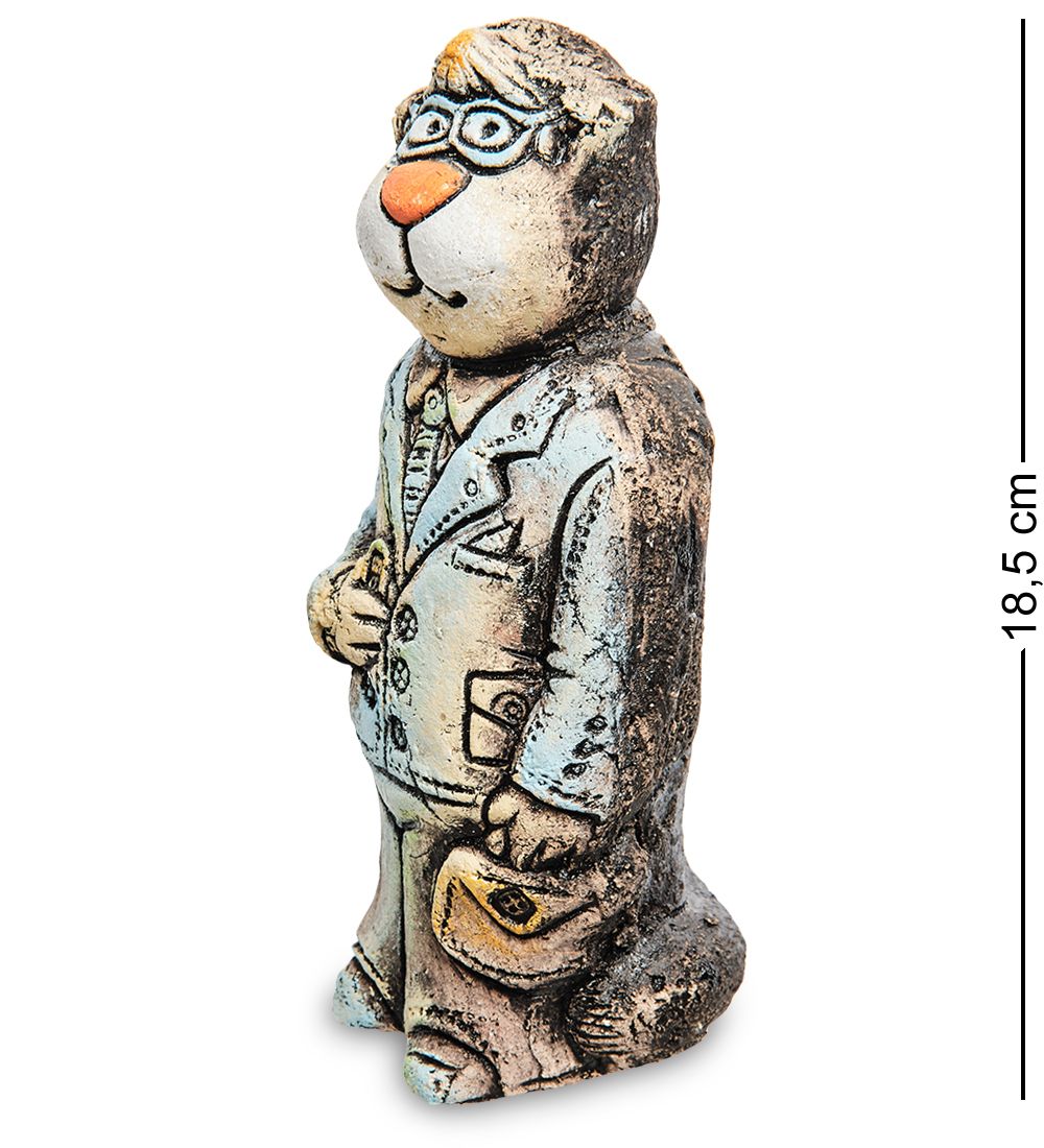 КоКо Шамель KK-416 Фигурка «Кот Менеджер» шамот