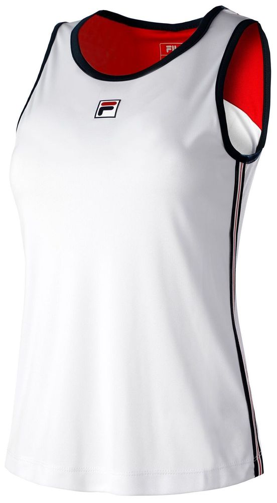 Футболка для девочки теннисная Fila Top Ava Girls - white