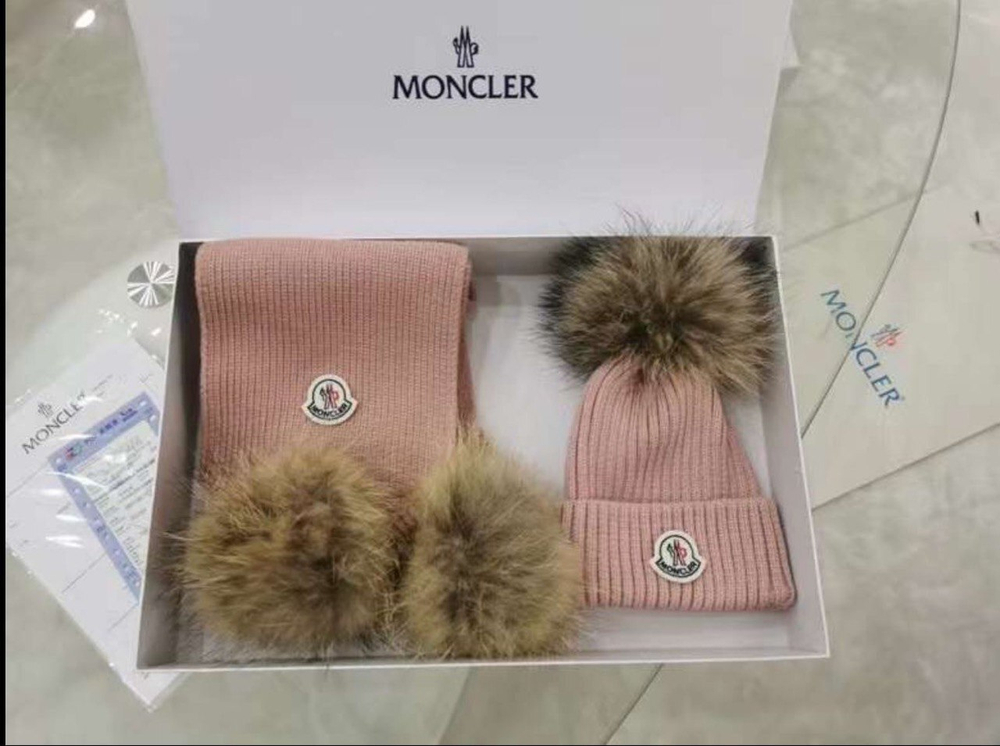 Набор Moncler (шарф + шапка), арт. 464091838