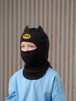 Шлем зимний вязаный (Черный) Бэтмен