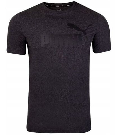 Мужская теннисная футболка Puma ESS Heather Tee - dark gray heather