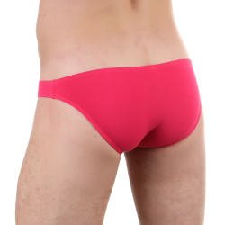 Мужские трусы слипы фуксия Romeo Rossi RR2069-22