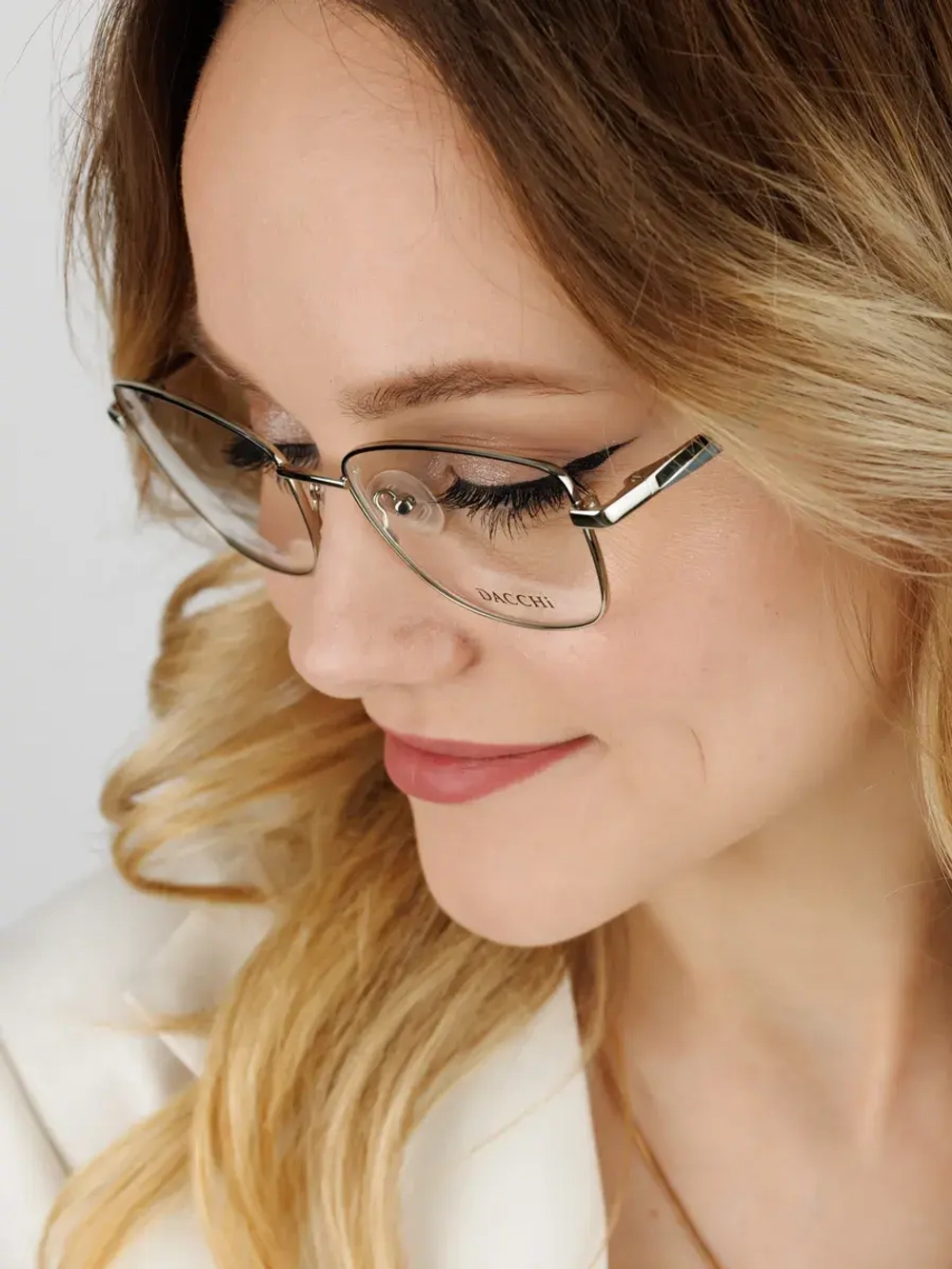 Оправа для очков для зрения женская металлическая