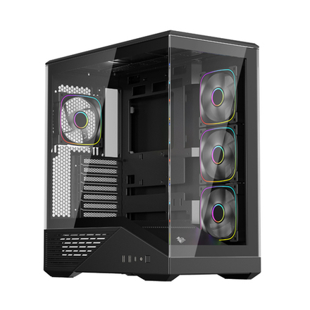 Компьютерный корпус 1STPLAYER FIREBASE GM7 Black без Б/П