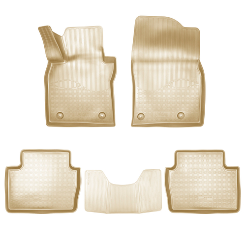 Ковры в салон Norplast/Unidec для Mazda 3 (2019-)Полиуретан,Бежевый, арт.NPA11-C55-065-B