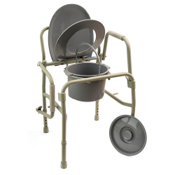 Кресло-туалет с откидывающимися поручнями