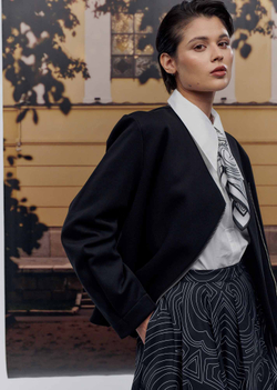 Юбка удлиненная print 291-05, XL 2429