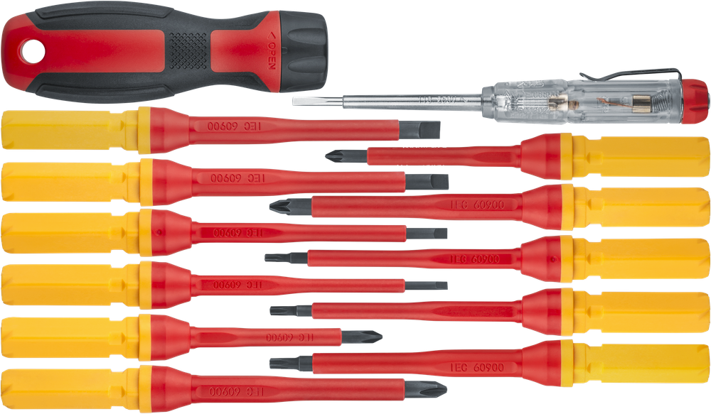 Отвёртка Navigator 99 995 NHT-Otd05-H12 (диэлектрическая, с битами, набор 12 шт)