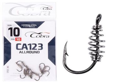 Крючки Cobra ALLROUND CA123  №10, 10 шт.