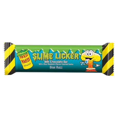Шоколад Toxic Waste Slime Licker Blue Raspberry со вкусом голубой малины
