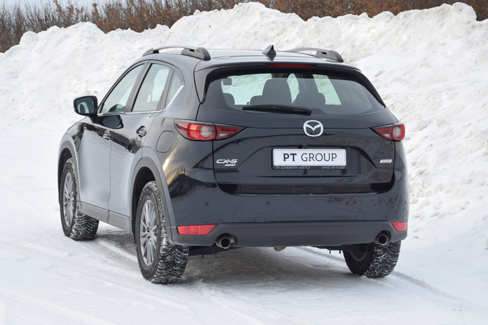 Рейлинги МАЗДА CX-5 (2017-Н.В.) серый / PT-Group