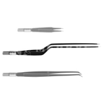 Пинцет биполярный прямой BOWA длина 110 мм, наконечники гладкие прямые 6x0,5 мм, разъем евростандарт