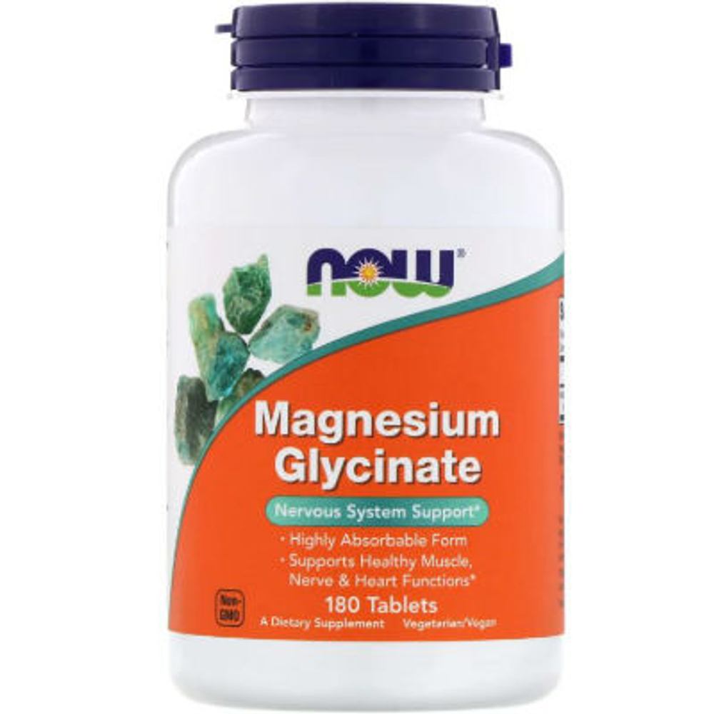 NOW Magnesium Glycinate 180 таблеток