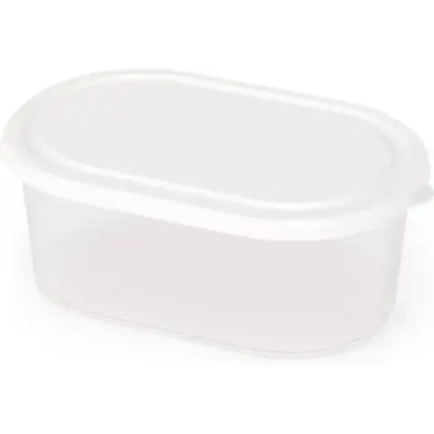 Емкость для СВЧ 1л овальная (белый)