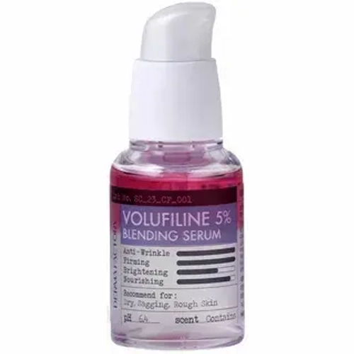 Derma Factory Антивозрастная двухфазная сыворотка для лица с волюфилином Volufiline 5% Blending Serum