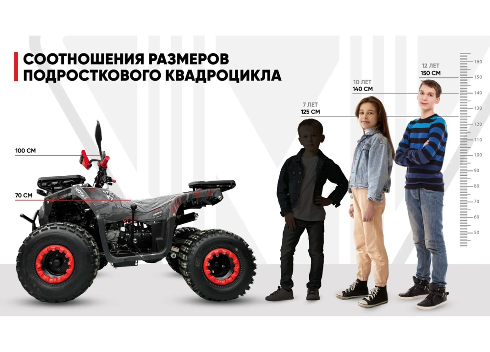 Квадроцикл MOTAX ATV Grizlik Super LUX 125
