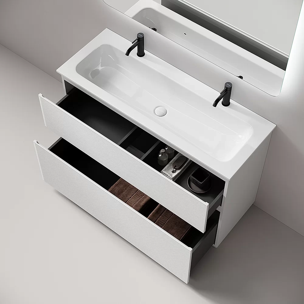 Тумба с раковиной Sancos FOLK Floor FL120FW/CN7016 120 Bianco