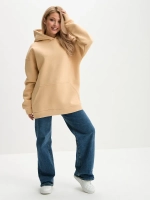 Худи оверсайз с капюшоном теплое с начесом